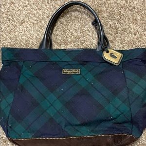 Dooney & Bourke Plaid Large Gwenny Tote